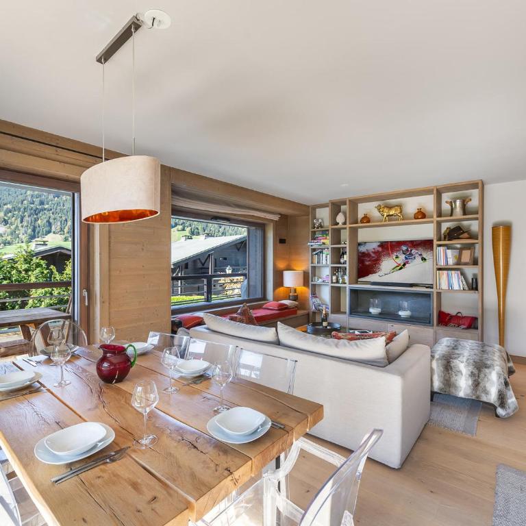Appartement lumineux avec spa, piscine et sauna pour 7 personnes near Megeve - FR-1-569-132 - Appartement - 10