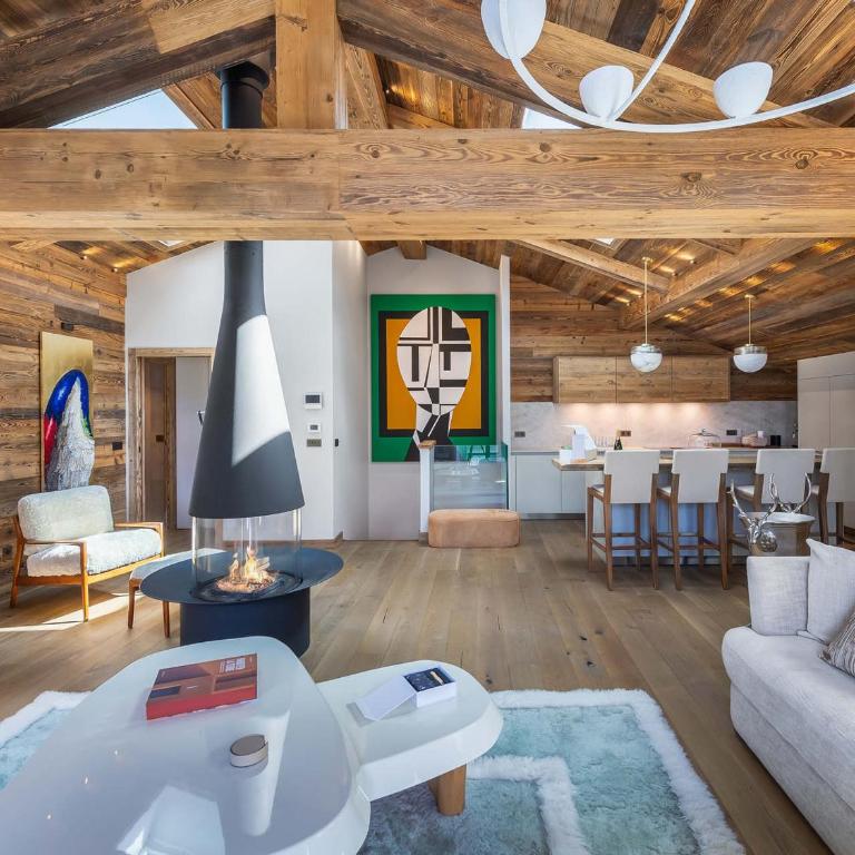 Penthouse à Megève avec piscine et animaux admis, 10 pers. - FR-1-569-83 - Appartement - 12