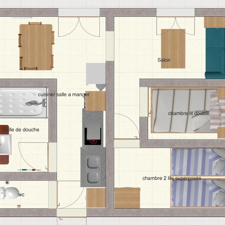Les Appartements de Maé - Appartement BELLEVILLE 225 B - 44 m² - 1