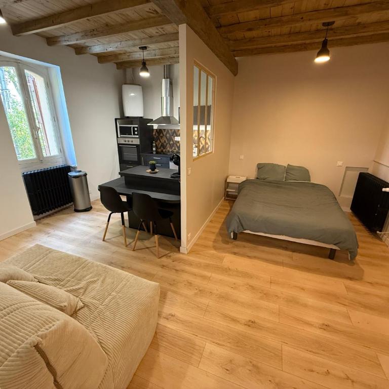 Studio rénové et climatisé route de cordes - Apartment mit 1 Schlafzimmer - 2