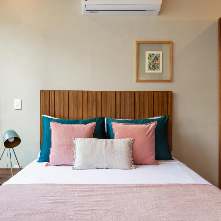 Urban Loft w Rooftop Pool in Donceles - Estudio Deluxe con cama grande - 10