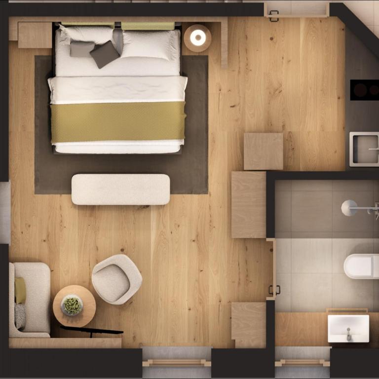 A CASA Aventurin - Studio Apartment with One Double Bed - 4