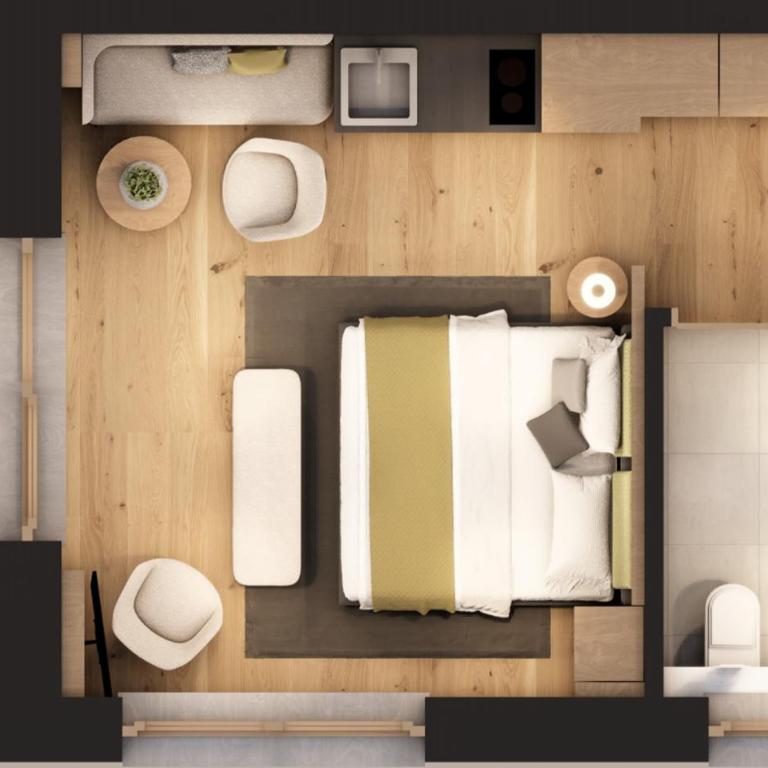 A CASA Aventurin - Studio Apartment with Balcony - 1