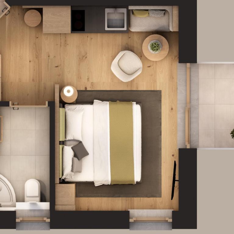 A CASA Aventurin - Studio Apartment with Balcony - 4
