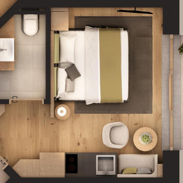 A CASA Aventurin - Studio Apartment with Balcony - 4