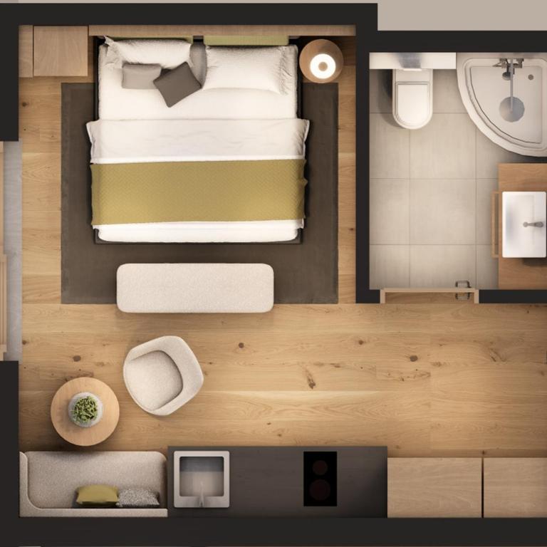 A CASA Aventurin - Studio Apartment with One Double Bed - 4