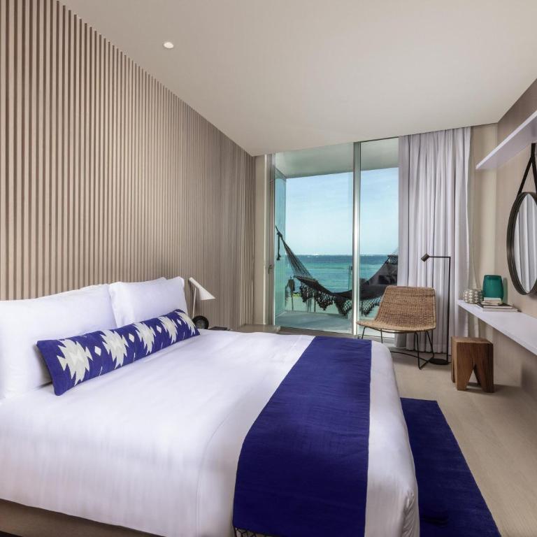 SLS Cancun - Suite Deluxe de 1 dormitorio y 1 cama extragrande - Frente al mar - 2