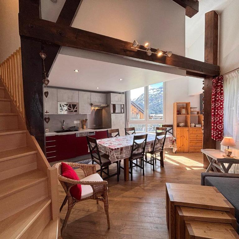 Duplex pour 8 personnes avec vue montagne à Avoriaz - Apartment mit 2 Schlafzimmern - 4