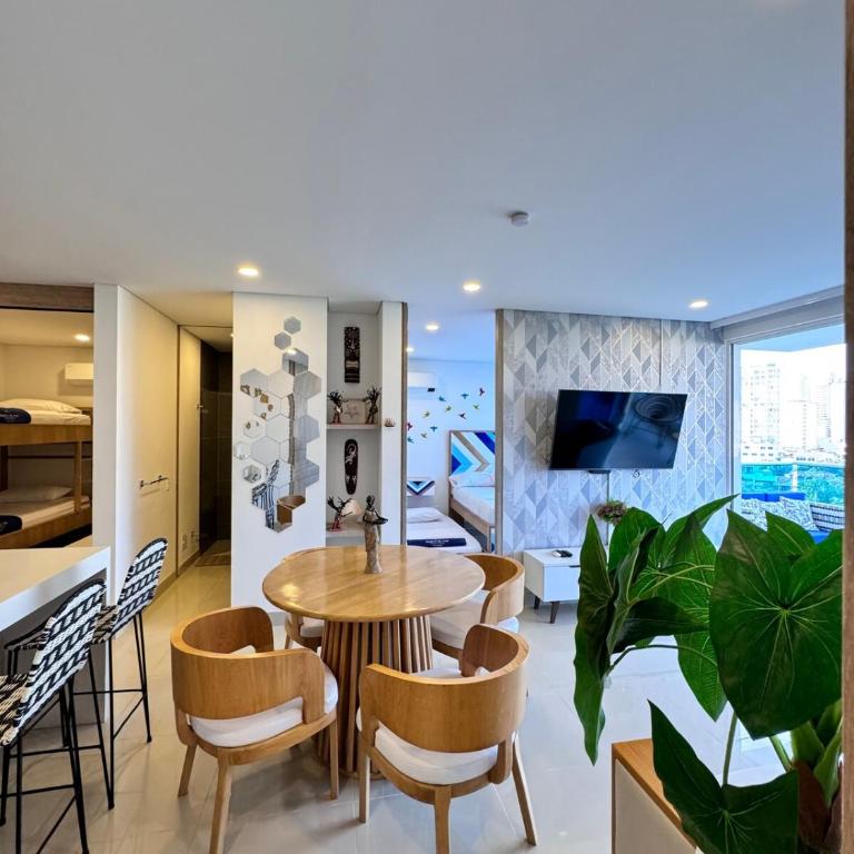 Amplio Apto Familiar Vista al Mar Reserva del Mar - Apartment - 8