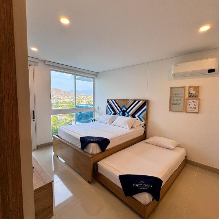 Amplio Apto Familiar Vista al Mar Reserva del Mar - Apartment - 3