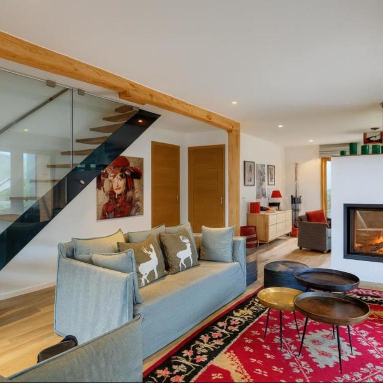 Luxury Chalet Sleeps 10 Mont Blanc View Hammam - Chalet - 8