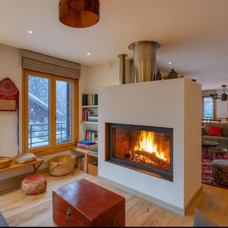 Luxury Chalet Sleeps 10 Mont Blanc View Hammam - Chalet - 5