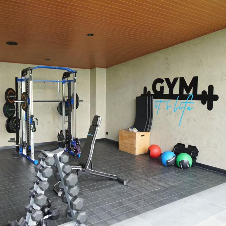 Lujoso Apto Moderno con AC, Balcón, Piscina, Cine y Gym - Apartamento de 1 dormitorio - 19