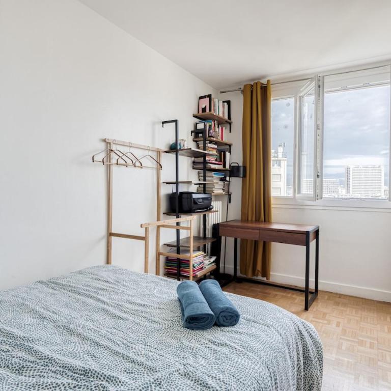 Apt 60m2 with balcony for 4, Eifel Tower view from room - Appartement 2 Chambres avec Balcon - 28