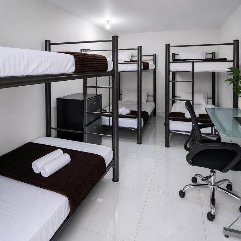 Hotel Boutique Venecia Cdmx - Bett im gemischten 6-Bett-Schlafsaal - 6