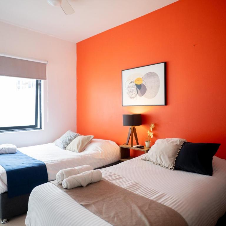 2 Rec, 4 camas, Colonia Americana, 2 baños, WiFi - Apartamento de 2 dormitorios - 25