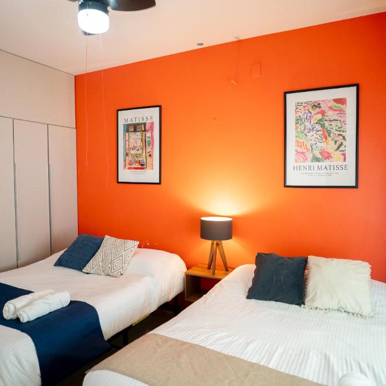 2 Rec, 4 camas, Colonia Americana, 2 baños, WiFi - Apartamento de 2 dormitorios - 20