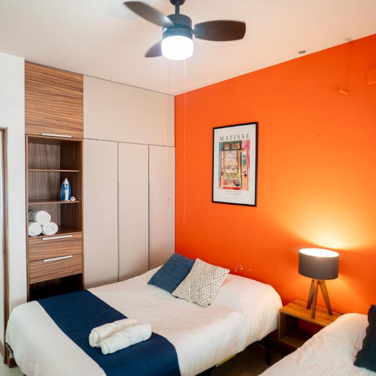 2 Rec, 4 camas, Colonia Americana, 2 baños, WiFi - Apartamento de 2 dormitorios - 45