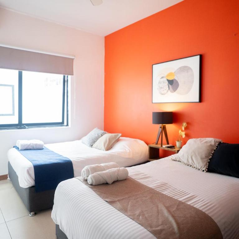 2 Rec, 4 camas, Colonia Americana, 2 baños, WiFi - Apartamento de 2 dormitorios - 54