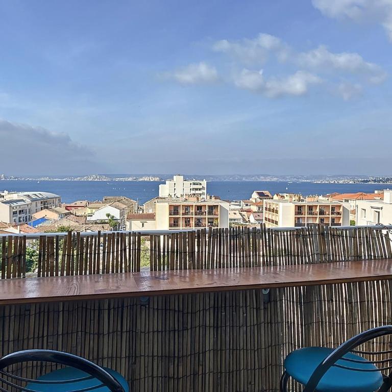 Sea view - Balcony - Beach - Free parking - Appartement 1 Chambre - 4