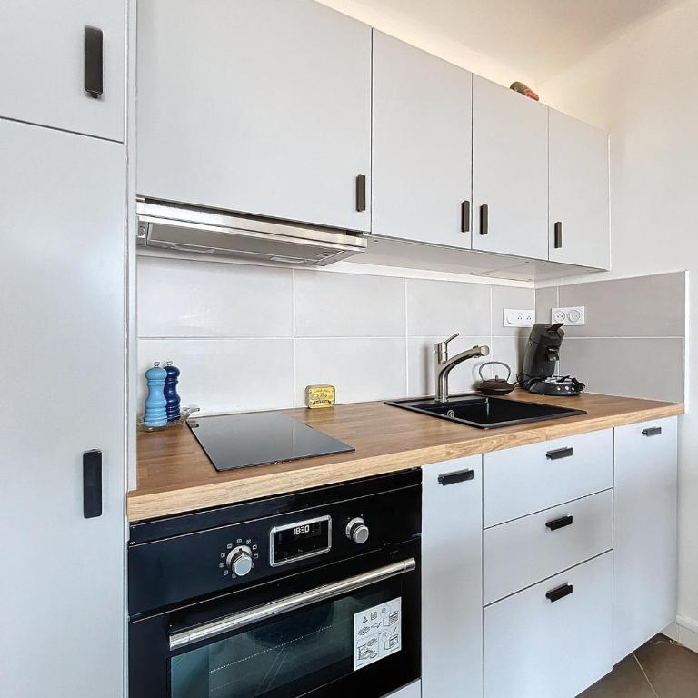 Sea view - Balcony - Beach - Free parking - Appartement 1 Chambre - 16