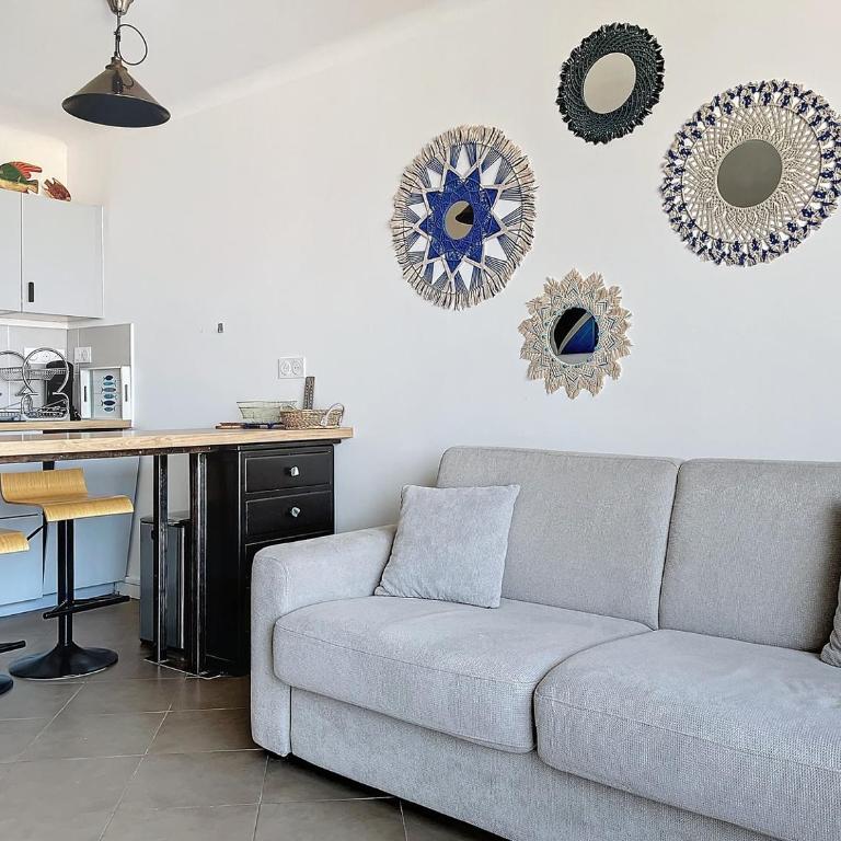 Sea view - Balcony - Beach - Free parking - Appartement 1 Chambre - 7