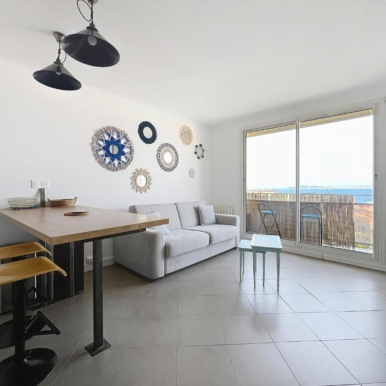 Sea view - Balcony - Beach - Free parking - Appartement 1 Chambre - 15