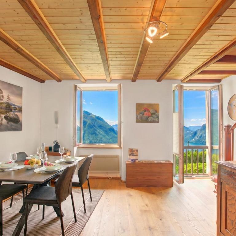 Angelina: Panoramic Lake View House on Monte Brè | Terrace & Balcony - Happy Rentals - Casa Vacanze - 4