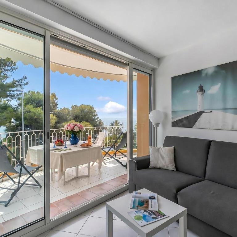 Studio Azur with Sea View Terrace - Happy Rentals - Studio avec Terrasse - 4