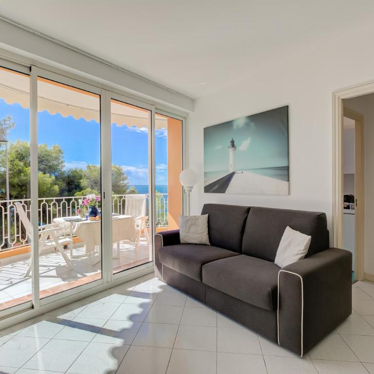 Studio Azur with Sea View Terrace - Happy Rentals - Studio avec Terrasse - 14