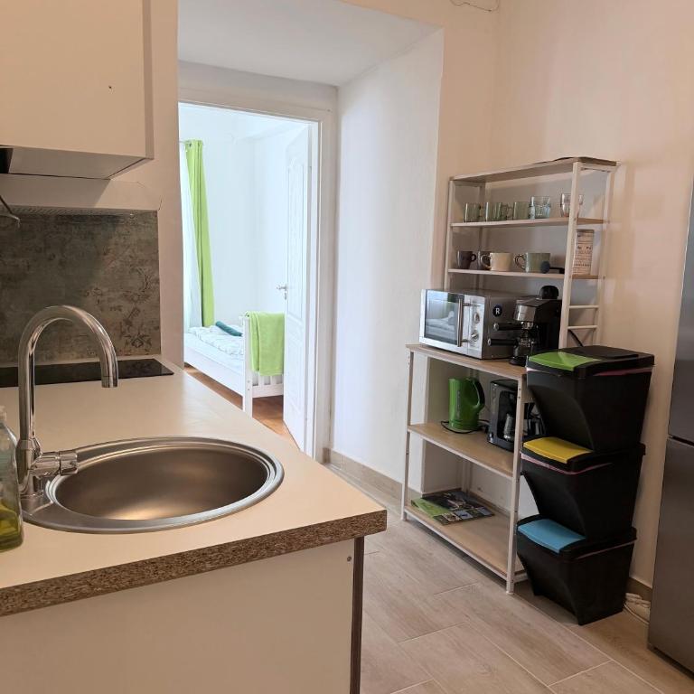Apartment zur Brücke - Apartment mit 1 Schlafzimmer mit Flussblick - 5
