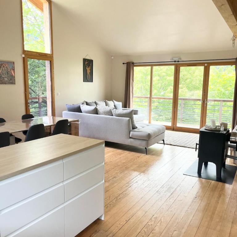 Appartement Tout confort le piste berger ou studio cosy dans un grand chalet au calme! - Apartment mit 2 Schlafzimmern - 12