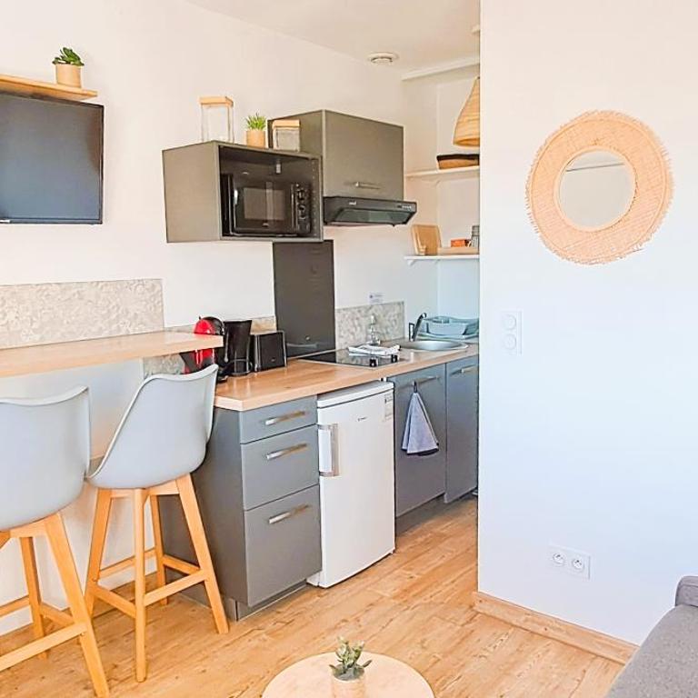 Le spot des surfeurs - Studio plage à pied - Studio-Apartment mit 1 Doppelbett - 3