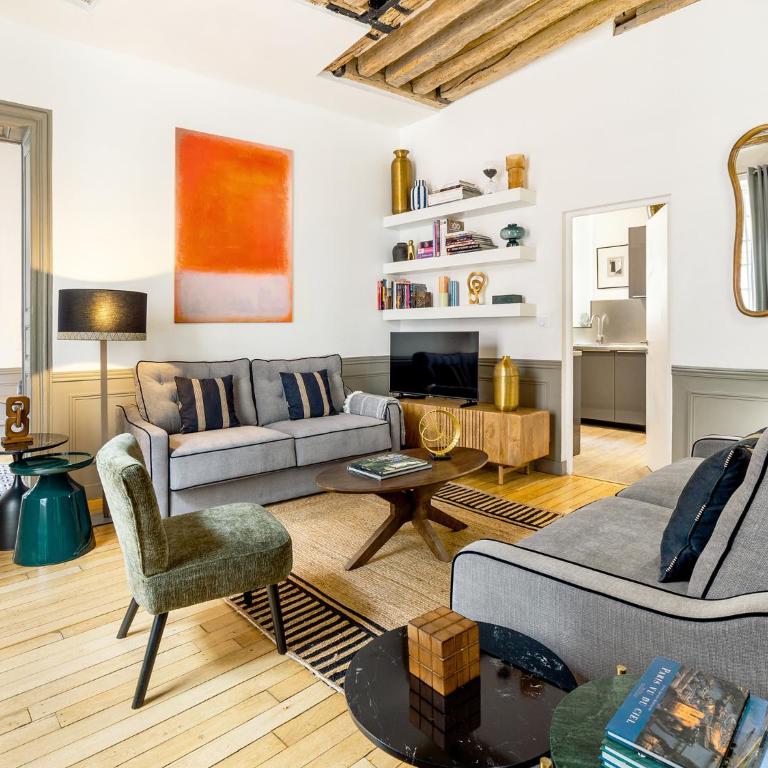 LivinParis - Luxury 2 Bedrooms Le Marais I - Two-Bedroom Apartment 2 - 4