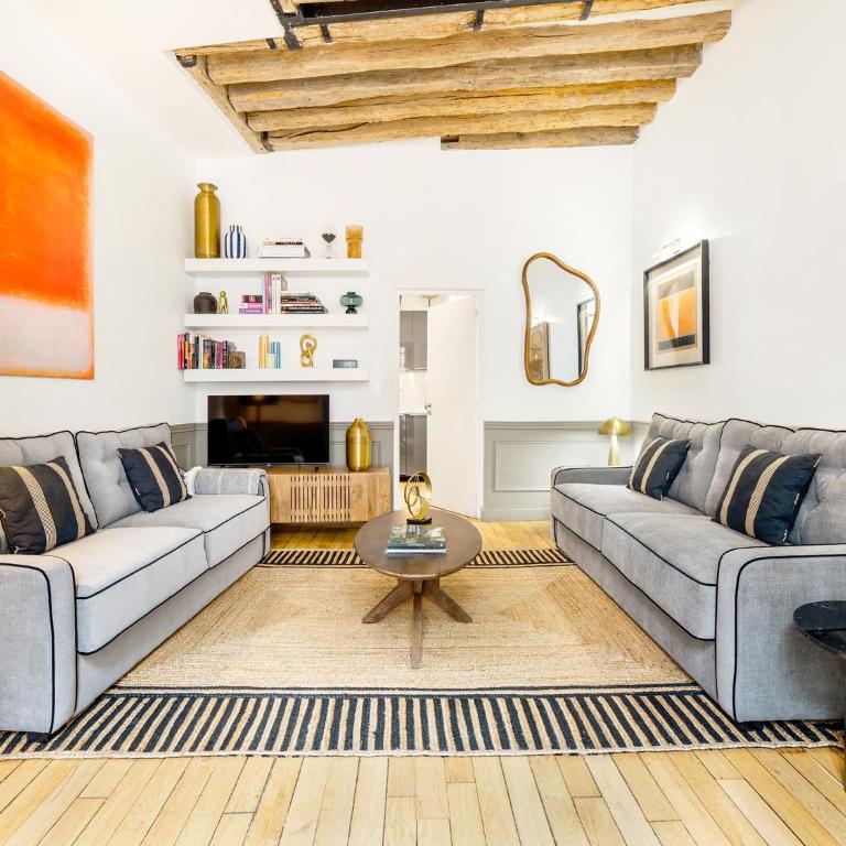 LivinParis - Luxury 2 Bedrooms Le Marais I - Two-Bedroom Apartment 2 - 5