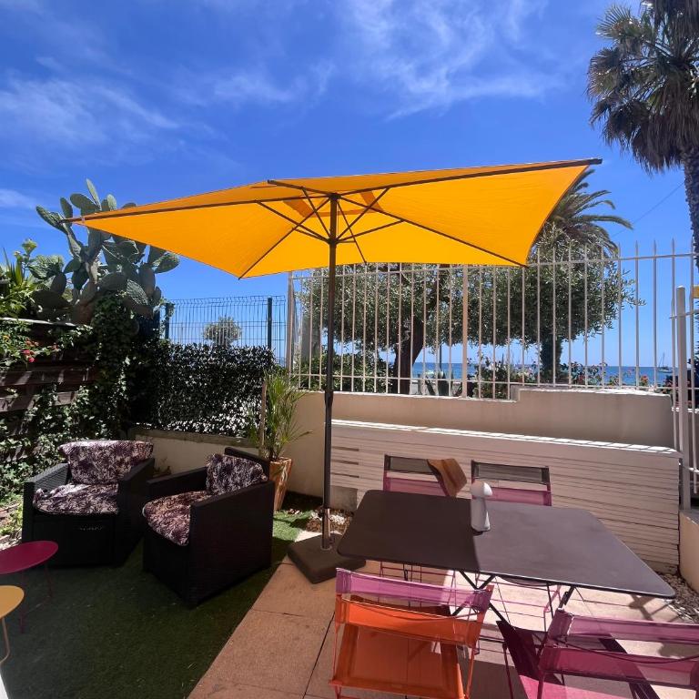 Charmant T2 jardin face à la mer Vallauris - Appartamento con 1 Camera da Letto - 1