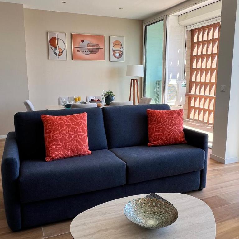 Superbe 2 pièces, terrasse face au port et mer - Apartment mit 1 Schlafzimmer - 9