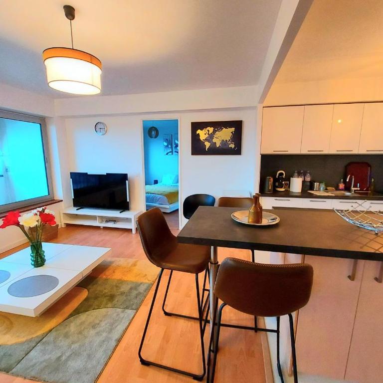 L'Horizon Chic View & Parking - Apartment mit 1 Schlafzimmer - 33