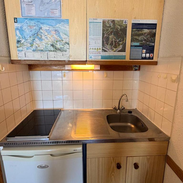 Studio 3 pers, au pied des pistes avec balcon - Appartement 1 Chambre - 4