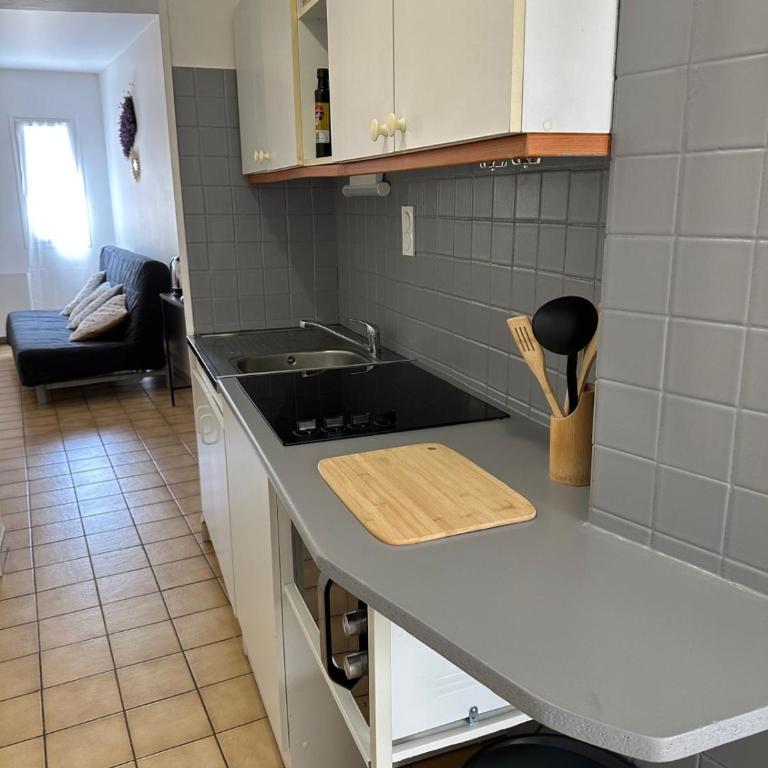 Appartement T2 avec terrasse privée, 4 couchages, tout proche de la cure thermale, centre-ville - Apartment mit 1 Schlafzimmer - 6