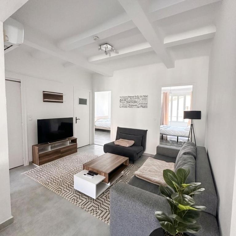 Grand appartement climatisé Marseille Centre - Appartamento con 3 Camere da Letto - 1
