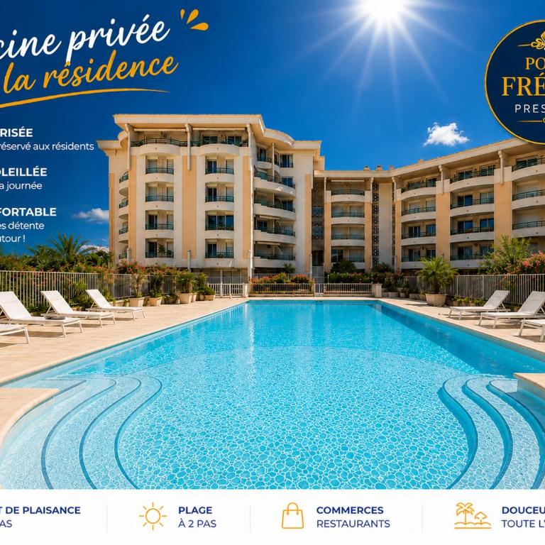 Port Fréjus Prestige Plage Piscine et Spa - Appartement - Vue sur Jardin - 11
