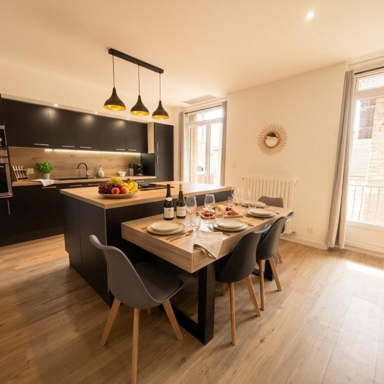 Le Refuge Centre Ville Climatisation Parking Balcon - Appartement 2 Chambres - 13