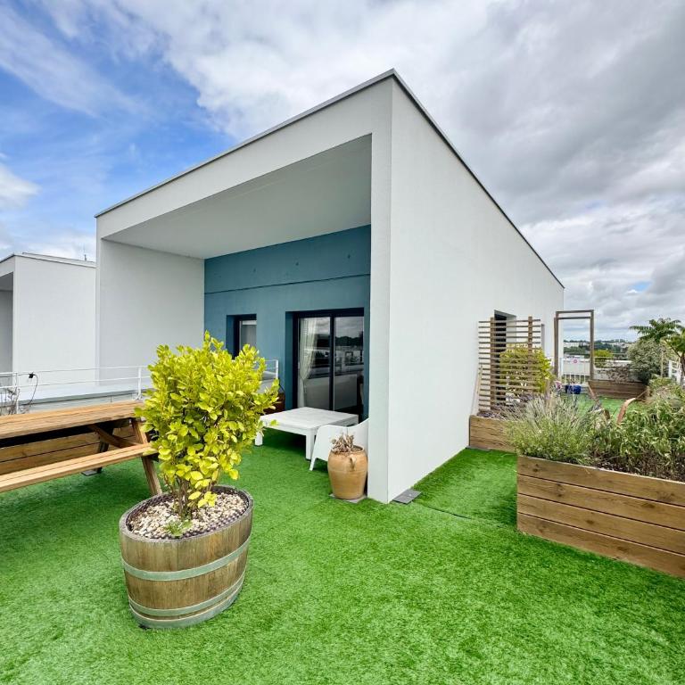 Le Rooftop Cleunay, Terrasse et stationnement privé - Apartamento de 2 dormitorios - 7
