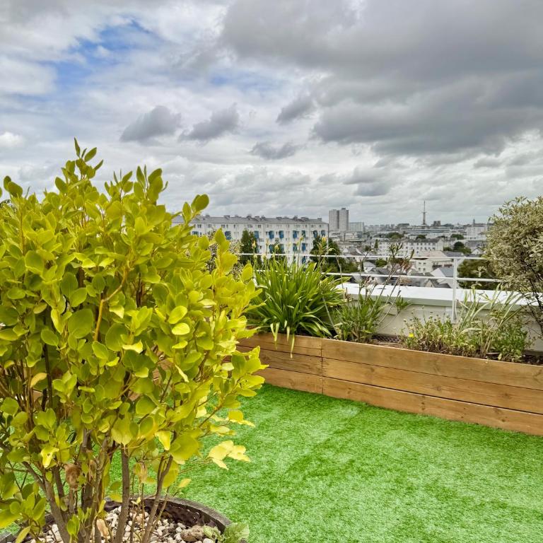 Le Rooftop Cleunay, Terrasse et stationnement privé - Apartamento de 2 dormitorios - 31
