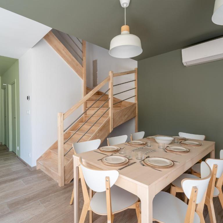 Maison neuve climatisée, 8 pers, proche plages, surf, Wi-Fi, terrasse, parking, ménage inclus - FR-1-319-526 - Maison de Vacances - 25