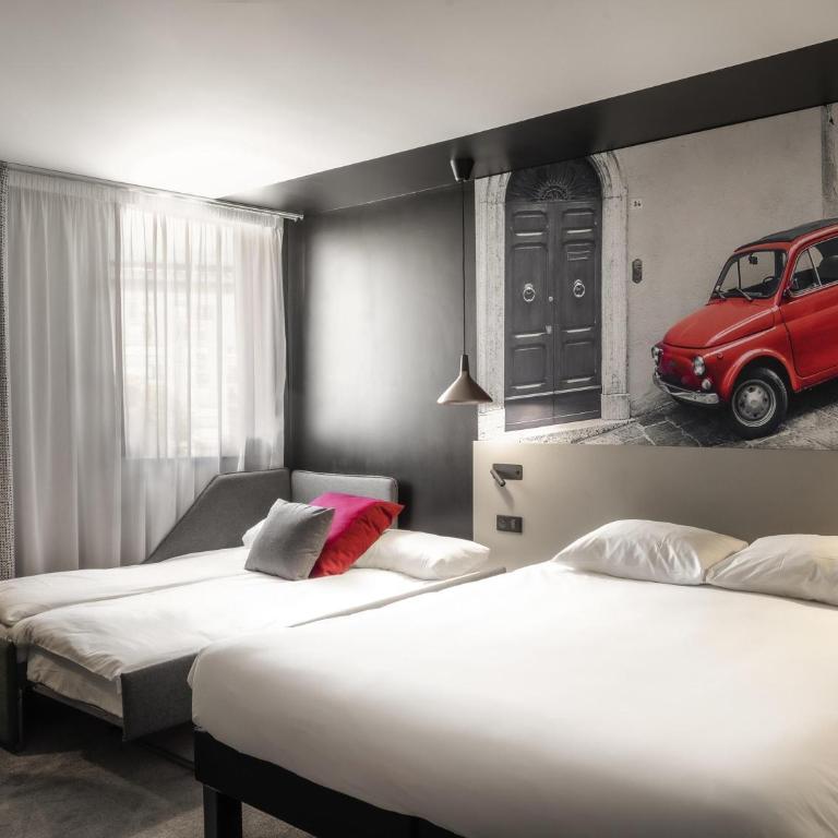 ibis Le Mans Centre Gare Nord - Chambre Standard avec Lit Double et Lits Jumeaux - 1