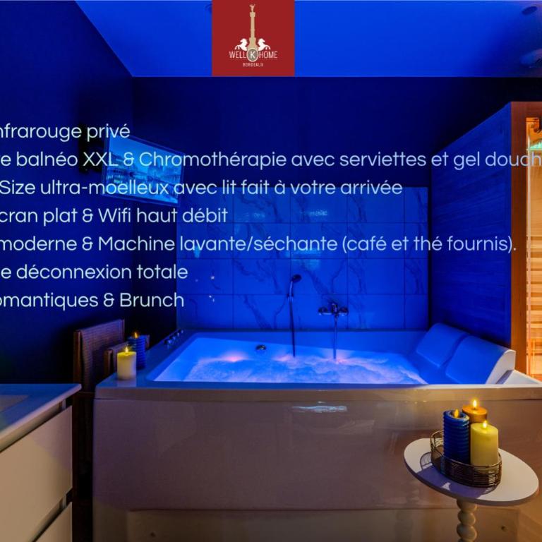 Hyper-centre, Entre Ciel et Mer, Spa et Sauna - One-Bedroom Apartment with Spa Bath - 1
