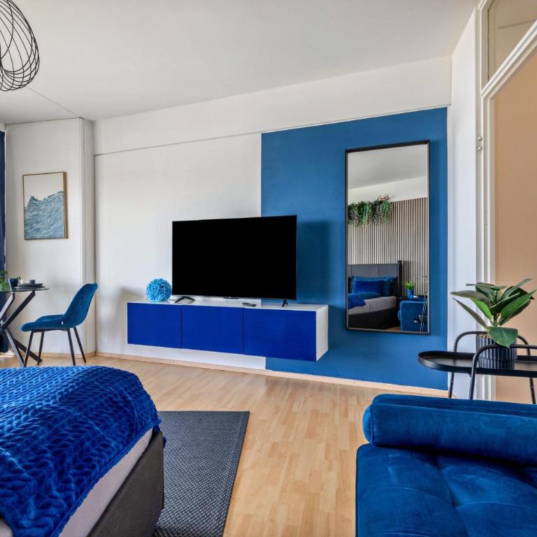 Global Bnb - Loft 28 Blue - Estudio con vistas al jardín - 5