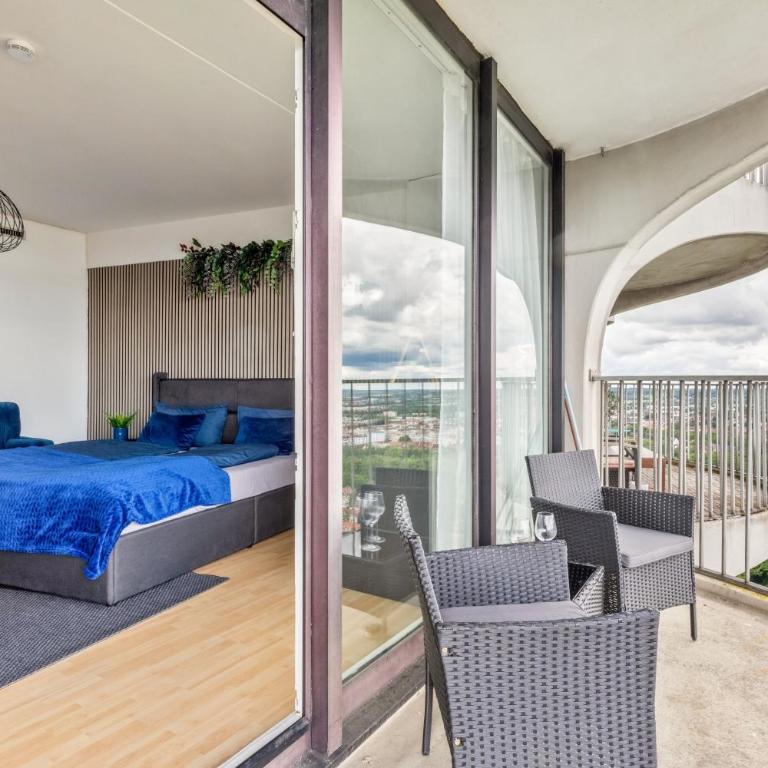 Global Bnb - Loft 28 Blue - Estudio con vistas al jardín - 17